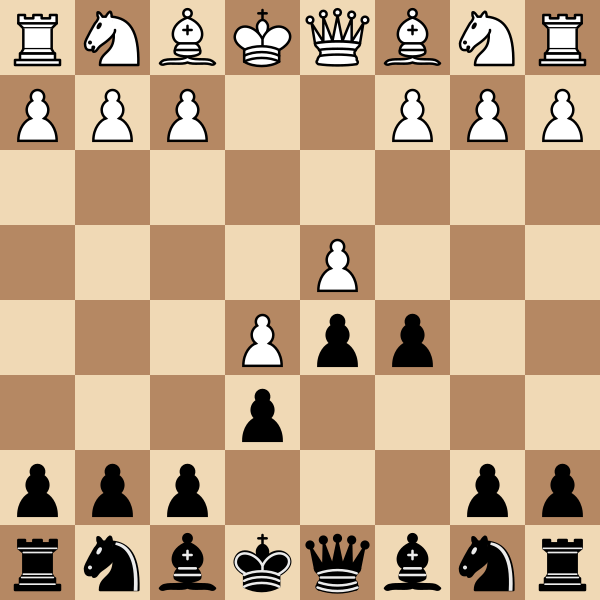 French Defense board position